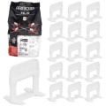 Paski do poziomowania EVO 1,5mm od 3-12mm zestaw 500 sztuk RAIMONDI białe